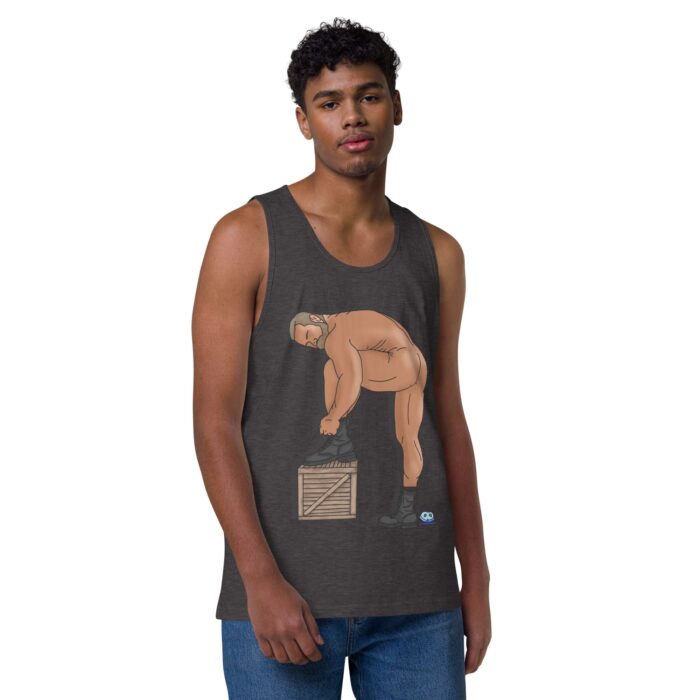 Men’s premium tank top - Crated - Image 14