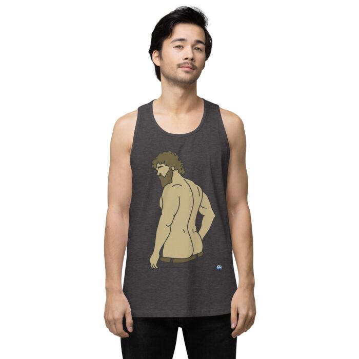 Men’s premium tank top - Curly Hair and All that Ass - Image 22