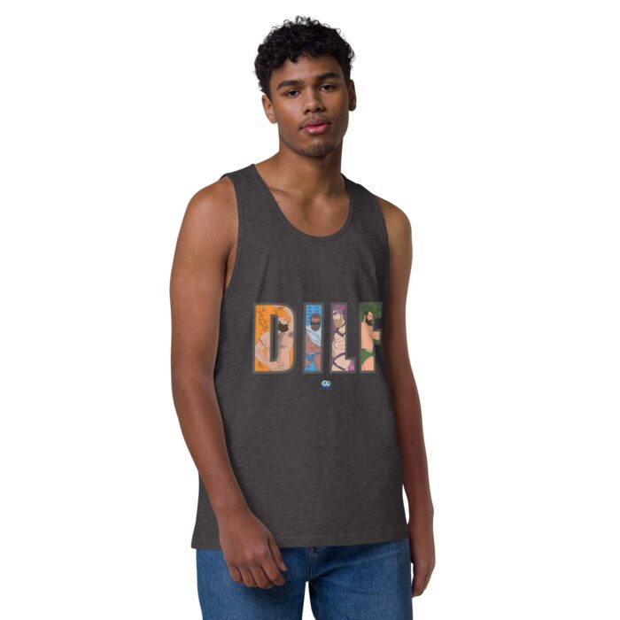 Men’s premium tank top - DILF Cutout - Image 18