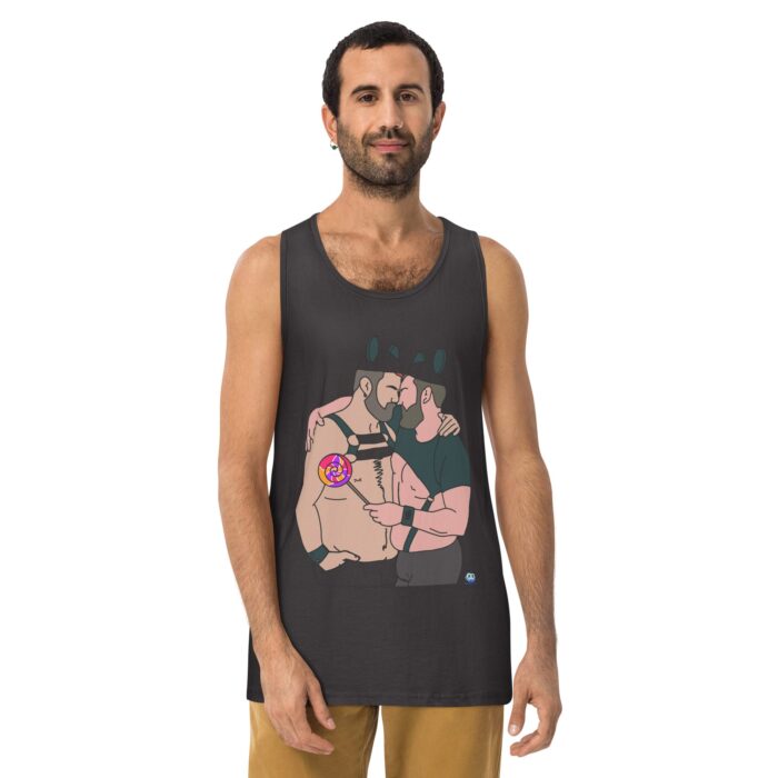 Men’s premium tank top - Disney Couple - Image 10