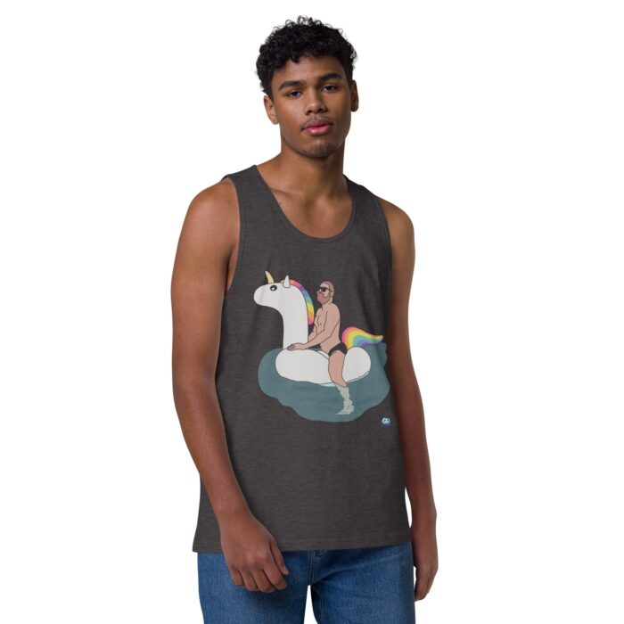 Men’s premium tank top - Float - Image 17