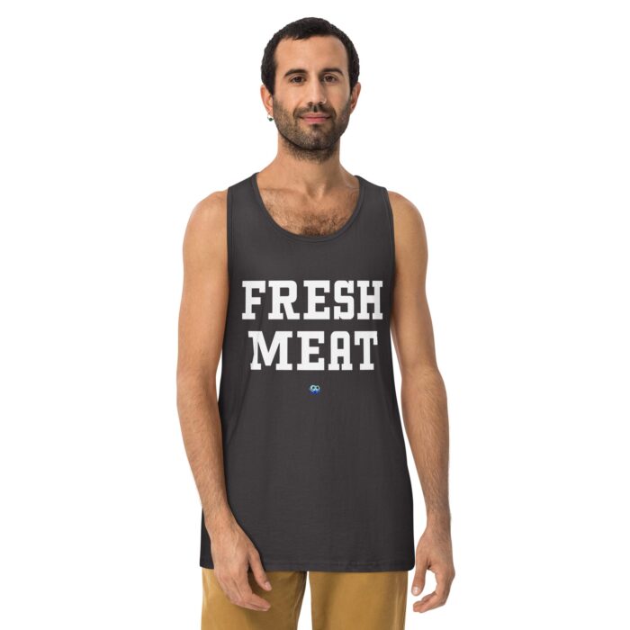 Men’s premium tank top - Fresh Meat - Image 10