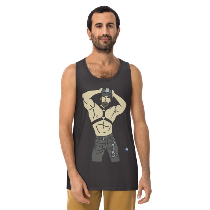 Men’s premium tank top - Handcuffs - Image 9