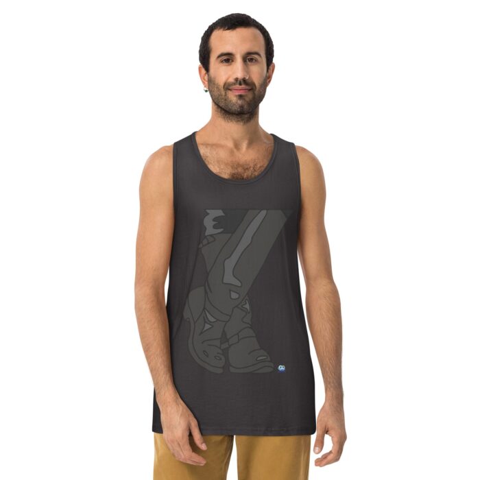 Men’s premium tank top - Leather Boots - Image 10