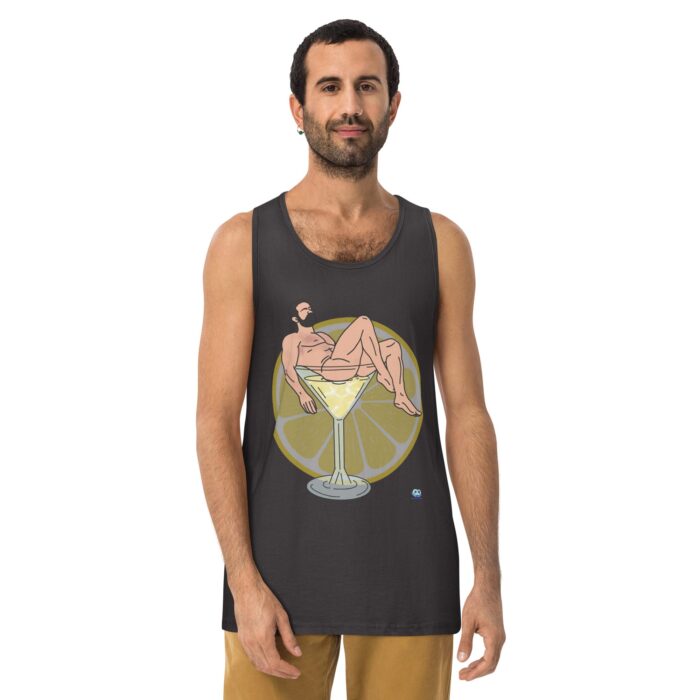 Men’s premium tank top - Lemon Drop