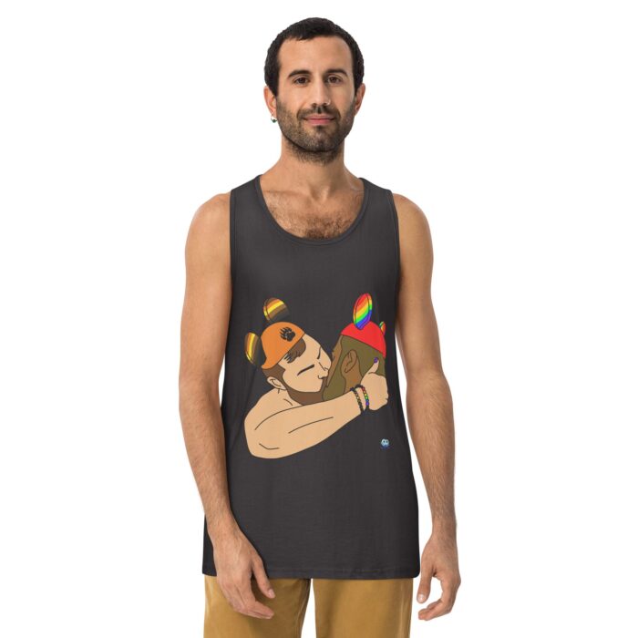 Men’s premium tank top - Magical Kiss - Image 10