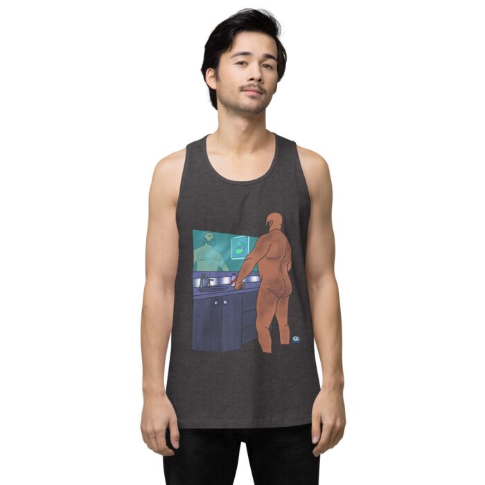 Men’s premium tank top - Morning Routine - Image 22