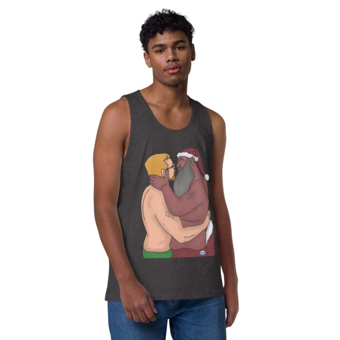 Men’s premium tank top - Mr & Mr Clause - Image 18