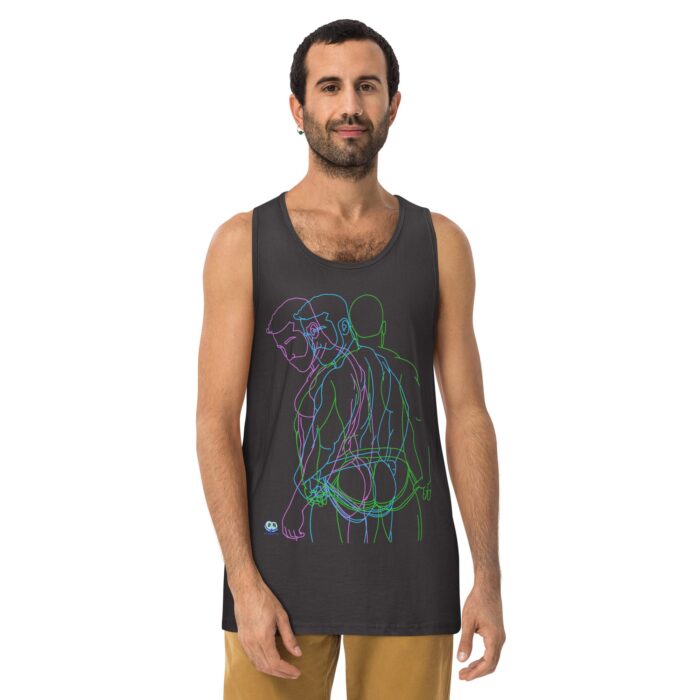 Men’s premium tank top - Neon - Image 10