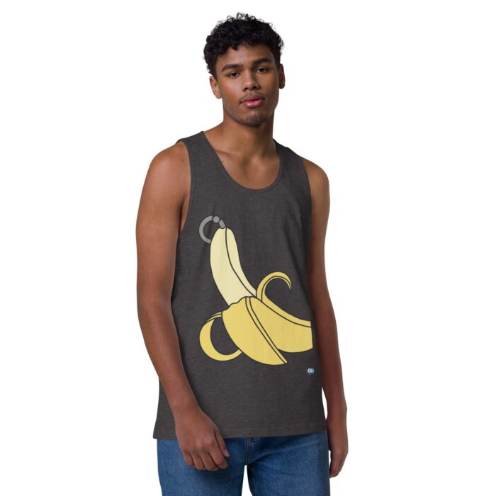 Men’s premium tank top - Pierced Banana - Image 18