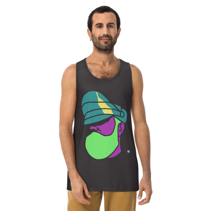 Men’s premium tank top - Pop Art Daddy - Image 10
