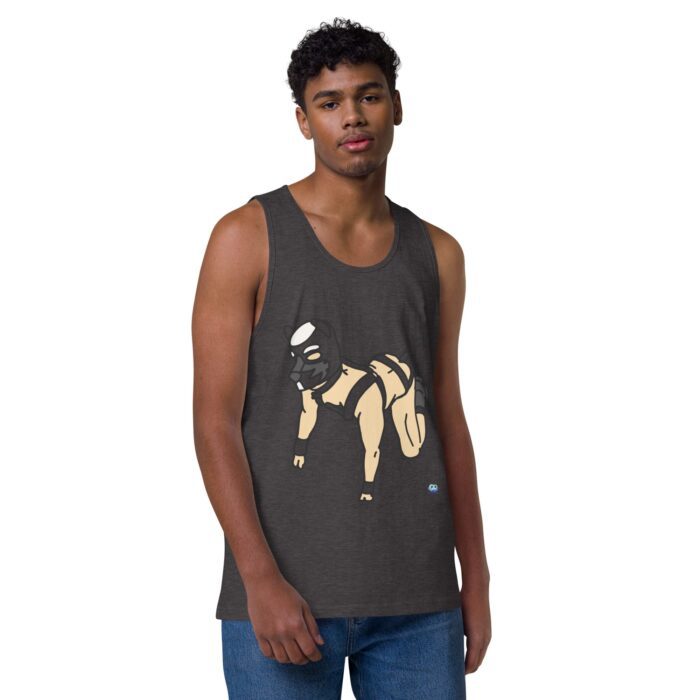 Men’s premium tank top - Pup Play - Image 18