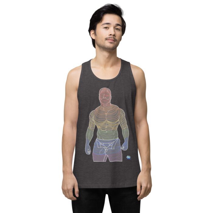 Men’s premium tank top - Ripples - Image 22