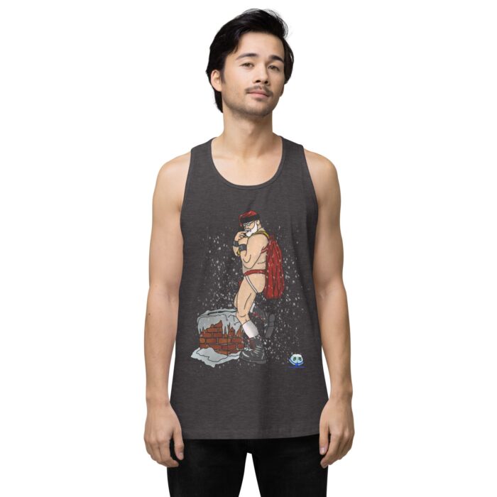 Men’s premium tank top - Santa's Sack - Image 22