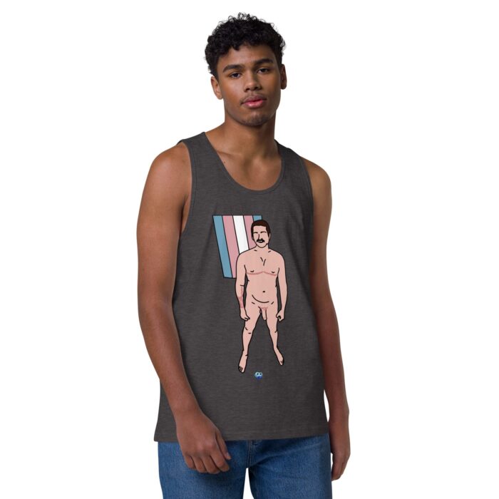 Men’s premium tank top - Scars - Image 18