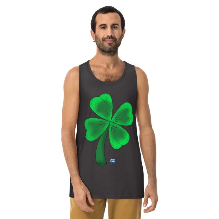 Men’s premium tank top - Shamrocky Mountain Oysters - Image 10