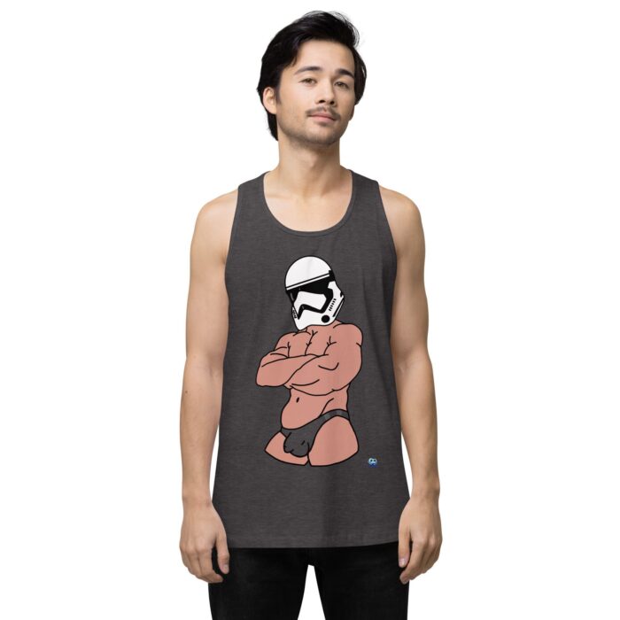 Men’s premium tank top - Super Trooper - Image 21