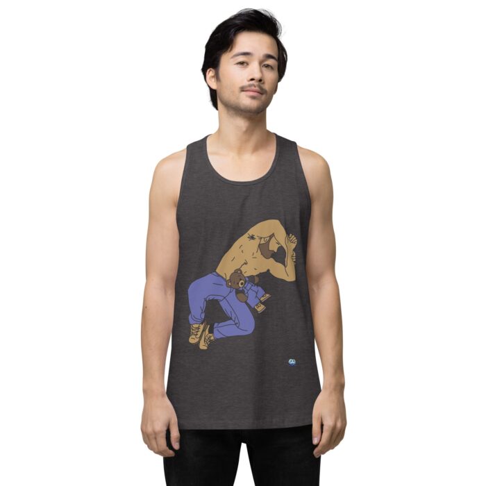 Men’s premium tank top - Teddy Bear Snuggles - Image 22