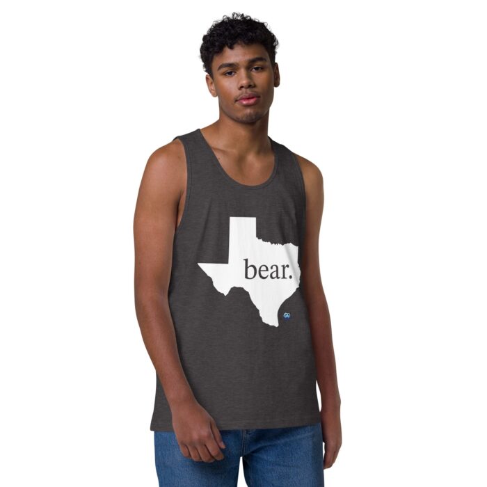 Men’s premium tank top - Texas Bear - Image 18