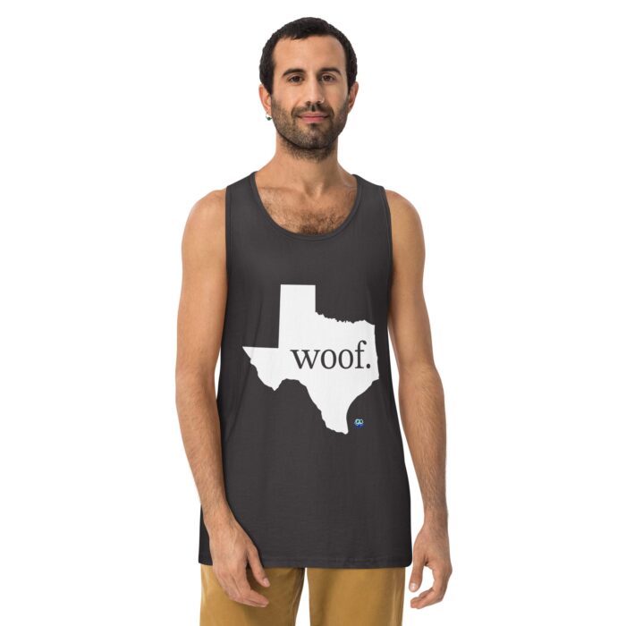 Men’s premium tank top - Texas Woof - Image 10