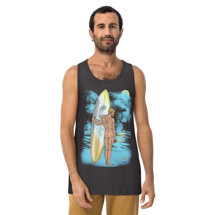Men’s premium tank top - Tan Lines - Image 10