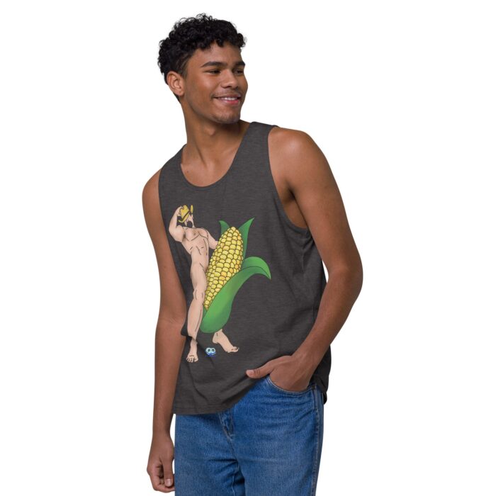 Men’s premium tank top - Aww Shucks - Image 20