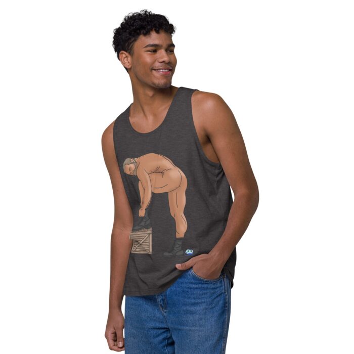 Men’s premium tank top - Crated - Image 16