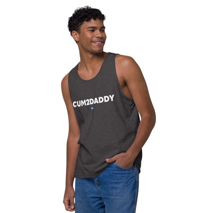 Men’s premium tank top - Cum 2 Daddy - Image 19