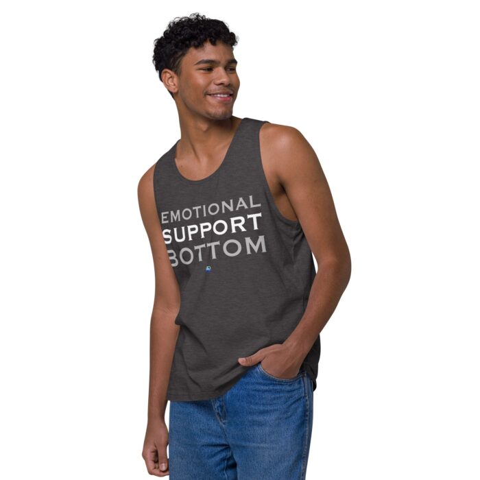 Men’s premium tank top - Emotional Support Bottom - Image 19