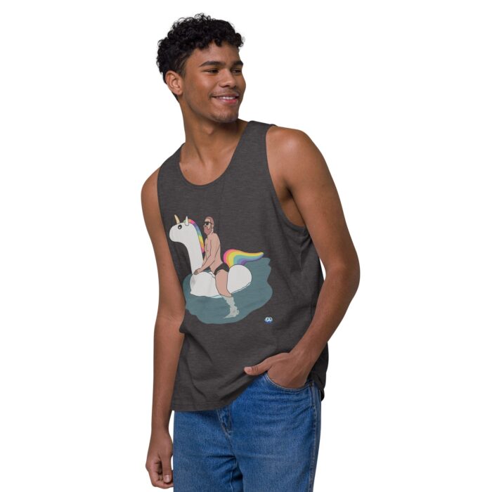 Men’s premium tank top - Float - Image 19
