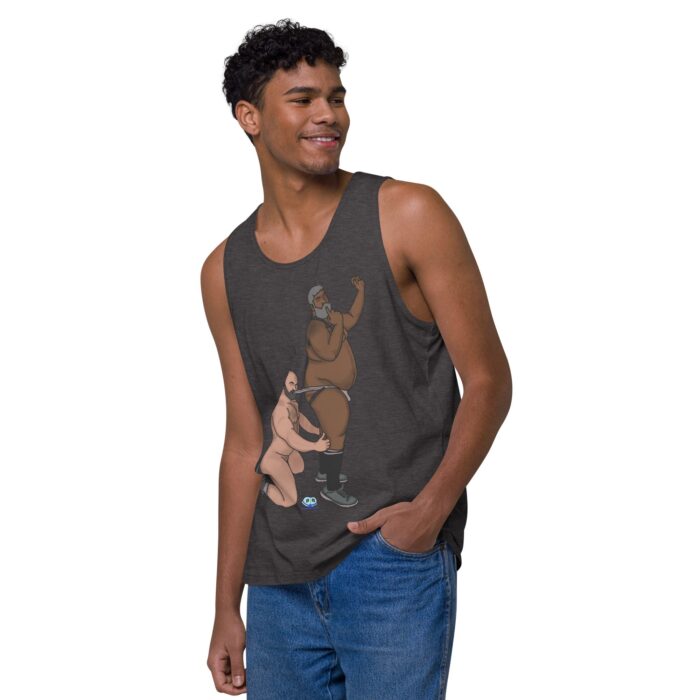 Men’s premium tank top  - Let's Get These Off - Image 20