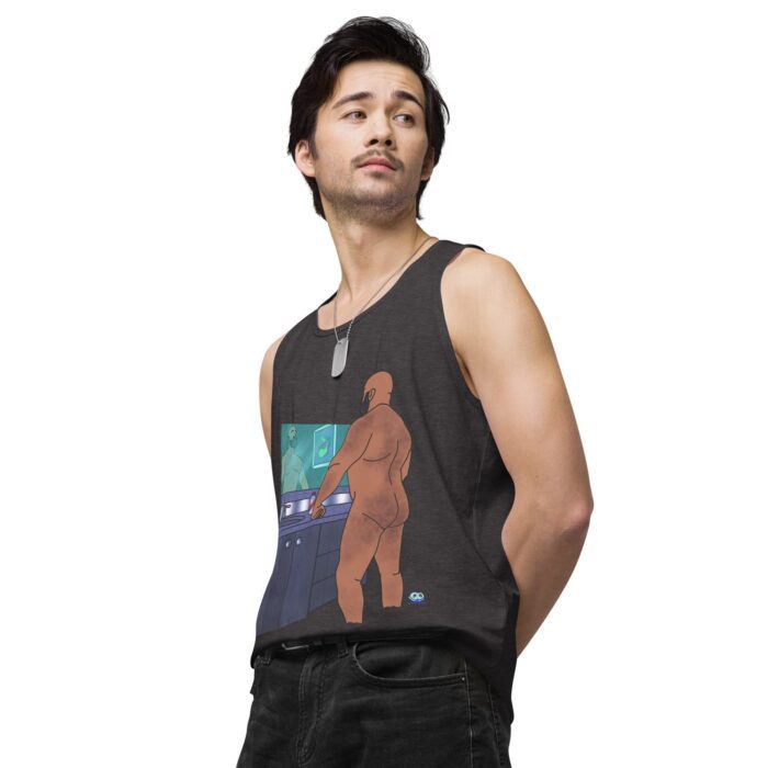 Men’s premium tank top - Morning Routine - Image 25