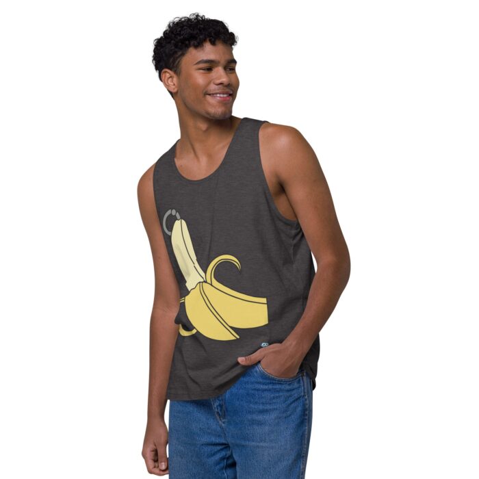 Men’s premium tank top - Pierced Banana - Image 20