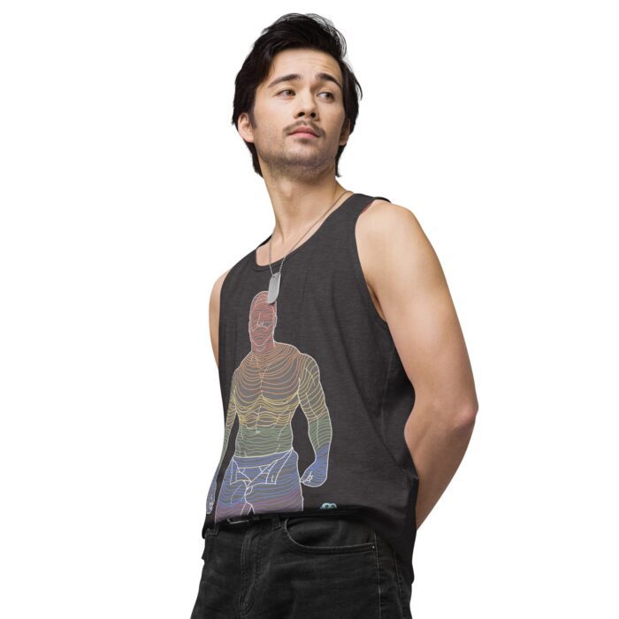 Men’s premium tank top - Ripples - Image 25