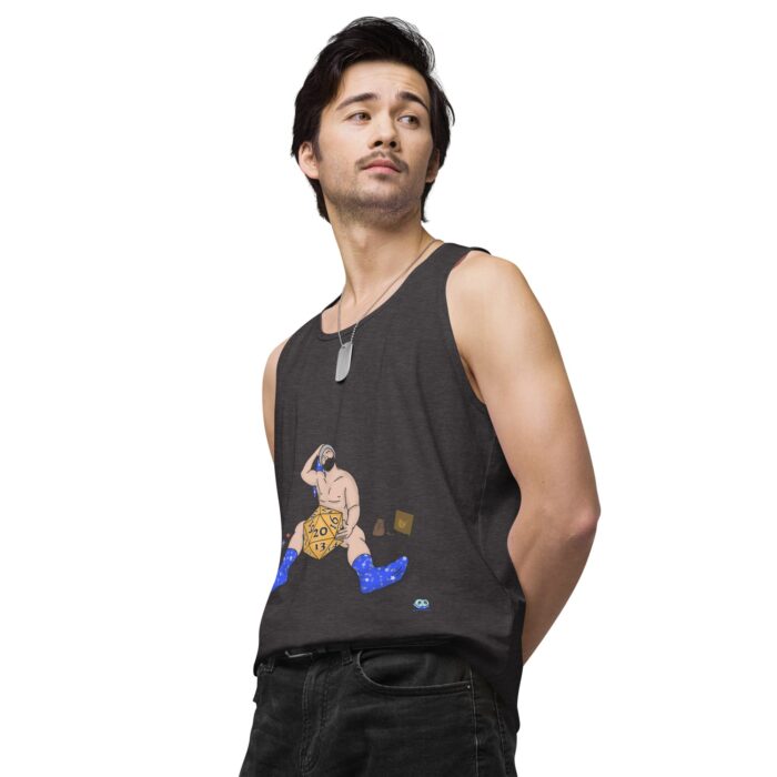 Men’s premium tank top - Roll for Charisma - Image 14