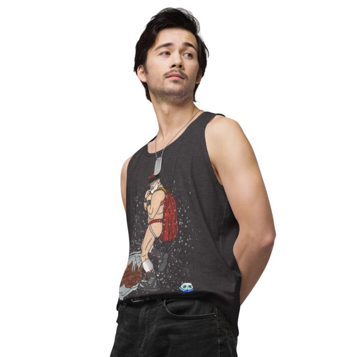 Men’s premium tank top - Santa's Sack - Image 25