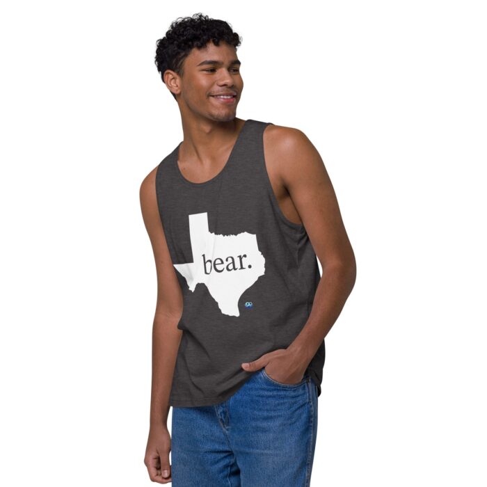 Men’s premium tank top - Texas Bear - Image 20