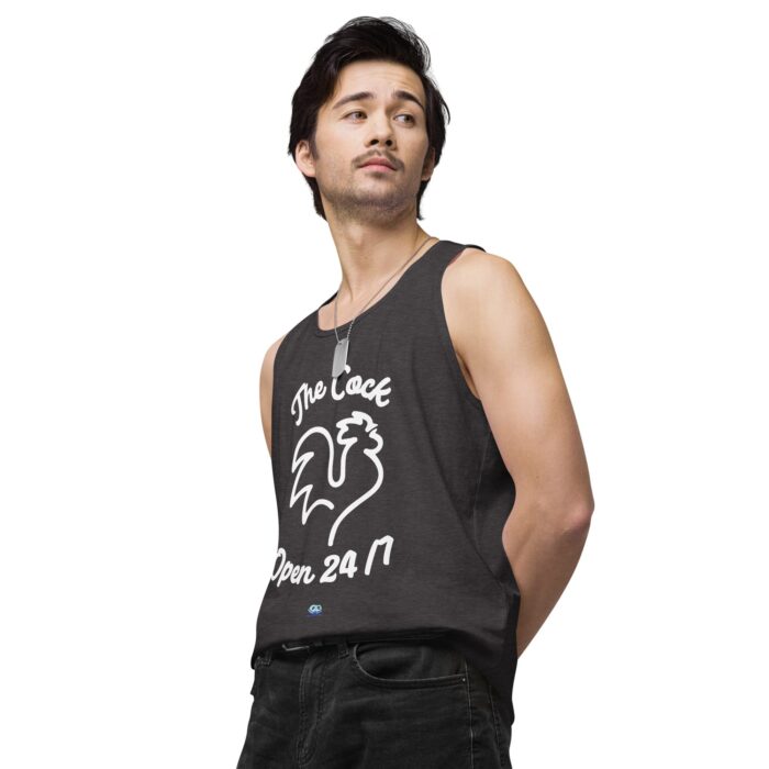 Men’s premium tank top - The Cock Open 24/7 - Image 24