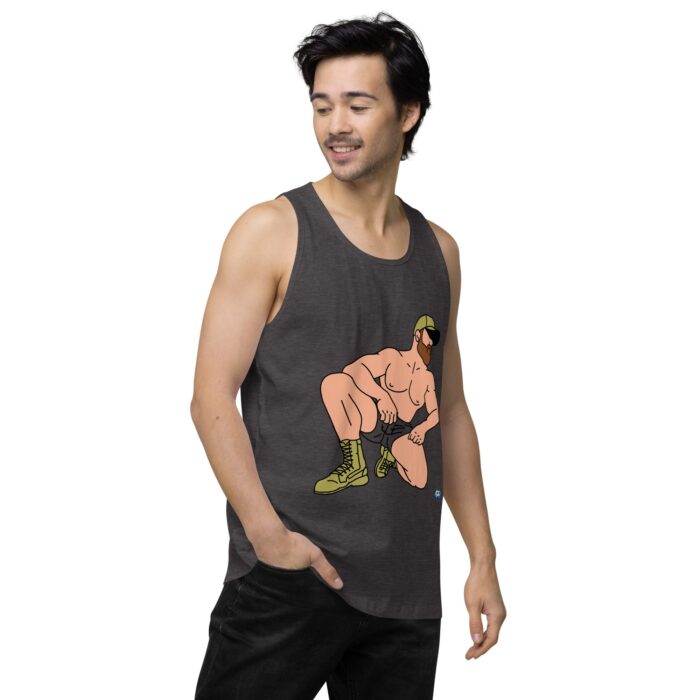 Men’s premium tank top - Combat Boots - Image 24