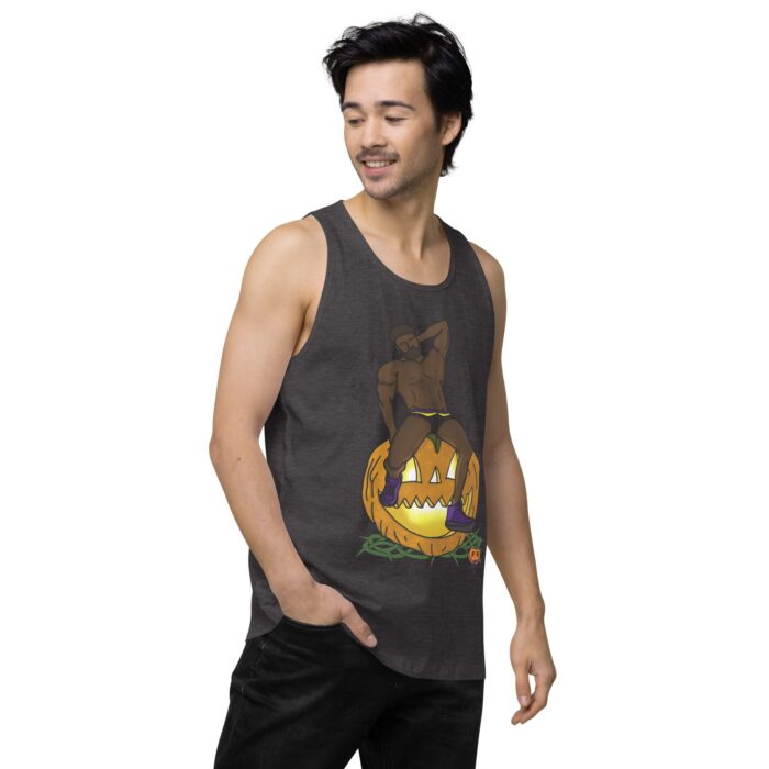 Men’s premium tank top - Jack O Lantern - Image 24