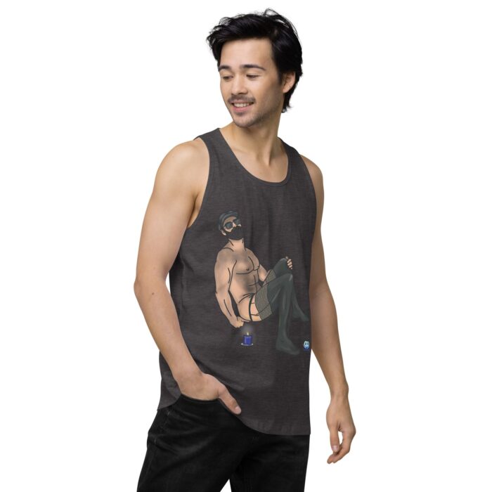 Men’s premium tank top - Leather and Lace - Image 24