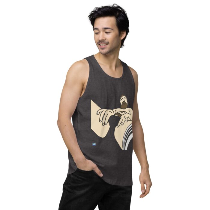 Men’s premium tank top - Peekaboo Bush - Image 24