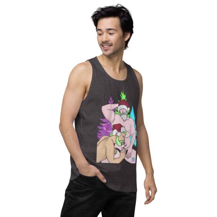 Men’s premium tank top - Peppermint Stick - Image 23