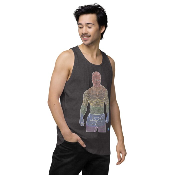 Men’s premium tank top - Ripples - Image 24