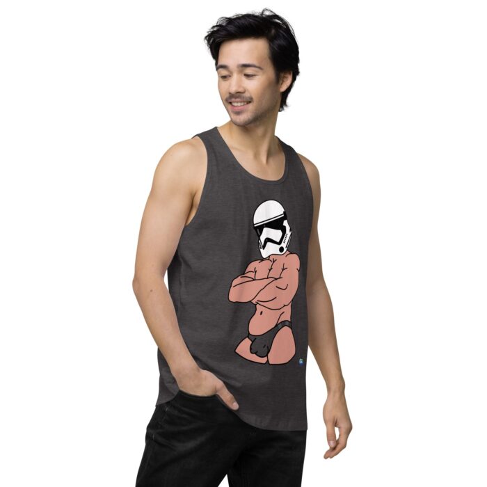 Men’s premium tank top - Super Trooper - Image 23