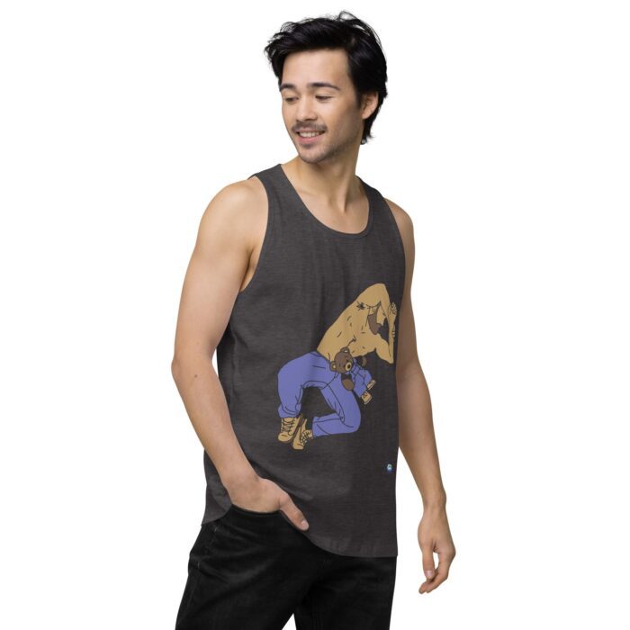 Men’s premium tank top - Teddy Bear Snuggles - Image 24
