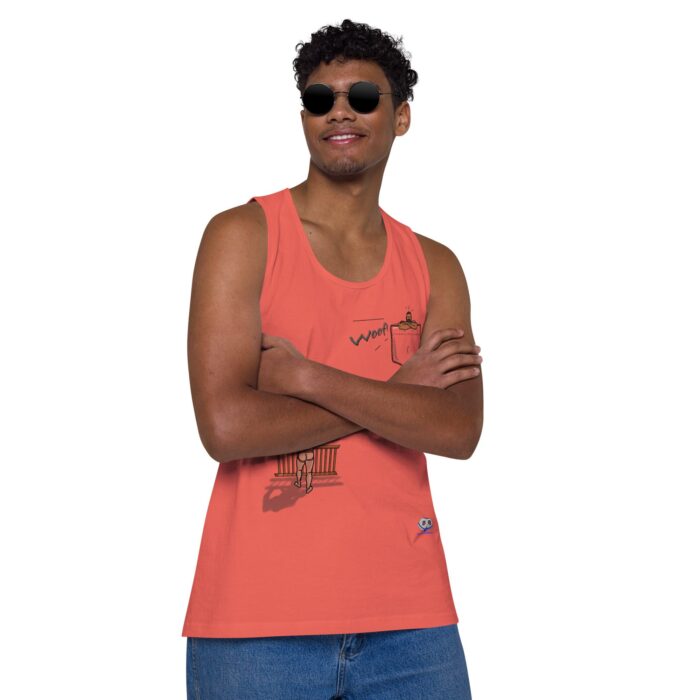 Men’s premium tank top - Bear Call - Image 30