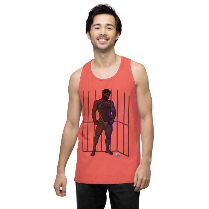 Men’s premium tank top - Busted - Image 38