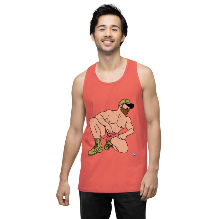 Men’s premium tank top - Combat Boots - Image 37
