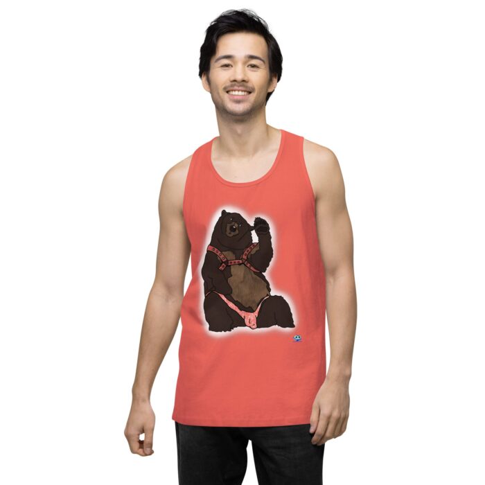 Men’s premium tank top - Disco Bear